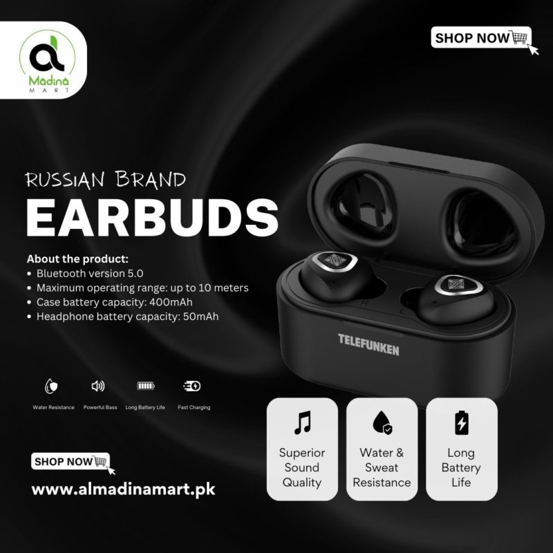 Telefunkin High Quality Air Buds Almadina Mart Online Shopping Mall