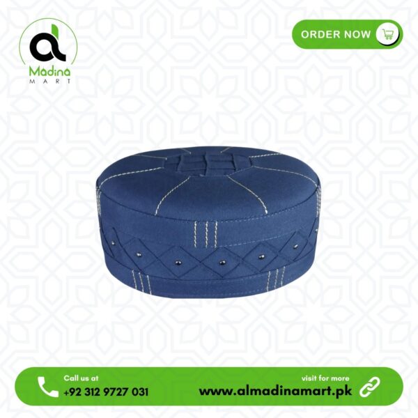 Blue Madni koofi Cap