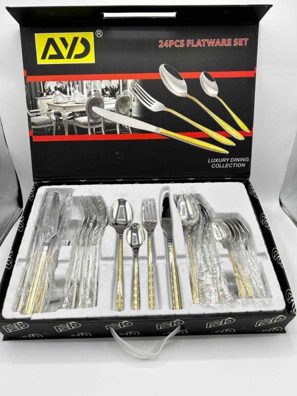 24pcs Luxury Cutlery Set (AYD) 6 persons - Image 3