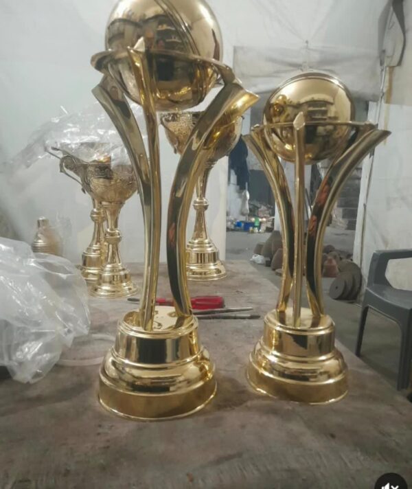 Handmade Bras Metal Trophy Cricket Sports