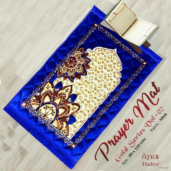 Sunflower Design Mink Prayer Rug - Image 4