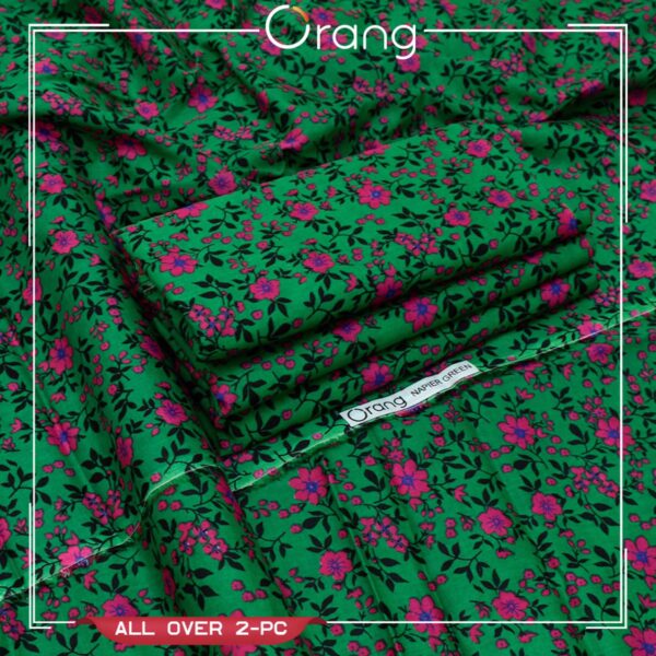 Orang Allover 2 Piece Green Color