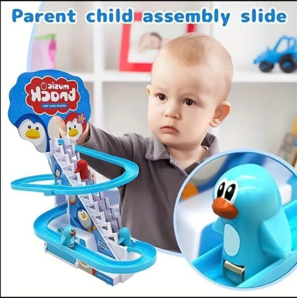 Musical Penguins Slide Toy For Kids