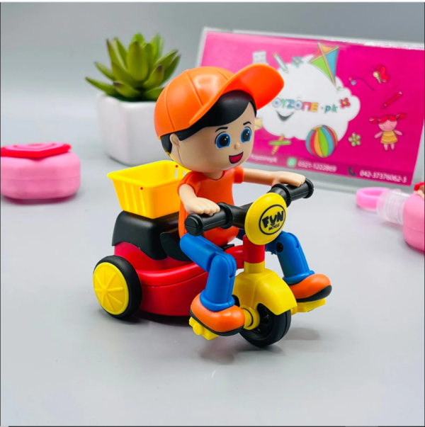 Friction Powered Cartoon Tricycle Assortment - Image 3