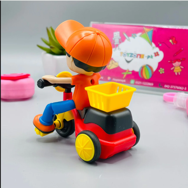 Friction Powered Cartoon Tricycle Assortment - Image 2