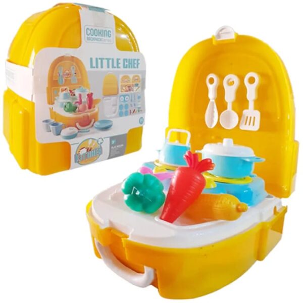 22 Pcs Little chef Bagpack