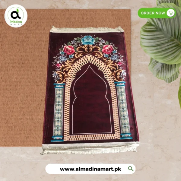 3D Floral Prayer Rug (Jaynamaz)