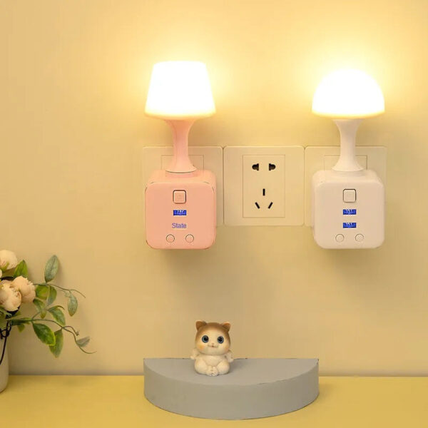 4 In 1 USB Function Bedside Small Night Lamp