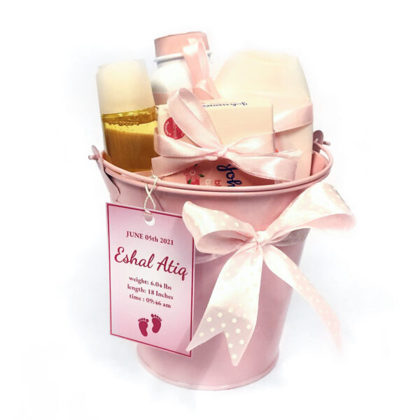 Customize Baby Care Gift Bucket