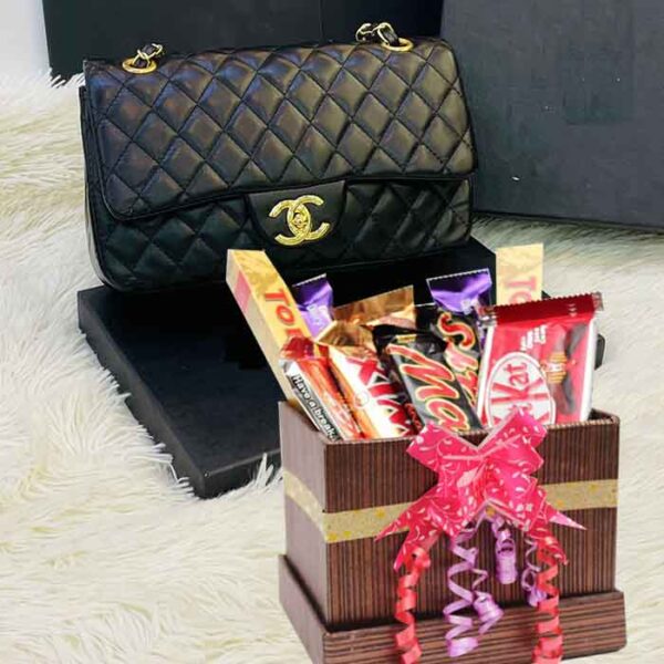 The Sweetest Gift - Handbag & Chocolate Box - Image 2