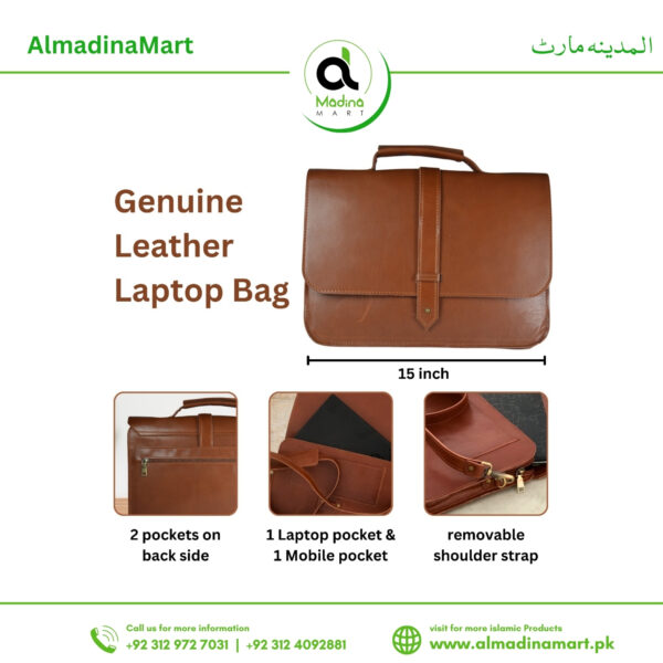 Genuine Leather Laptop Bag