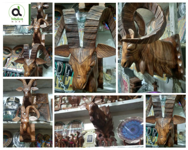 Markhor in Sheesham Wood