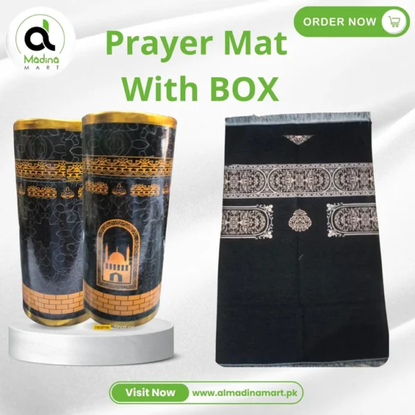 Black Luxury Gift Box Prayer Mat(Original)