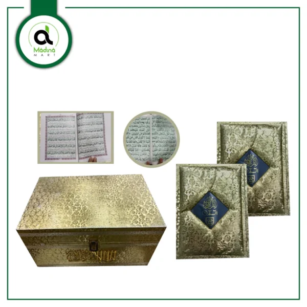 Quran-e-Pak With Golden Box