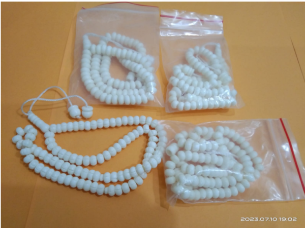 Real Camel bone tasbeeh 100 beads 6 mm - Image 2