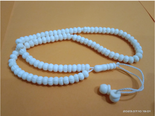 Real Camel bone tasbeeh 100 beads 6 mm - Image 4