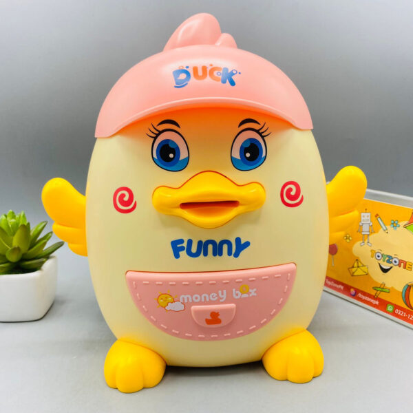 Battery Operated Duck Shape Money Box ATM Machine