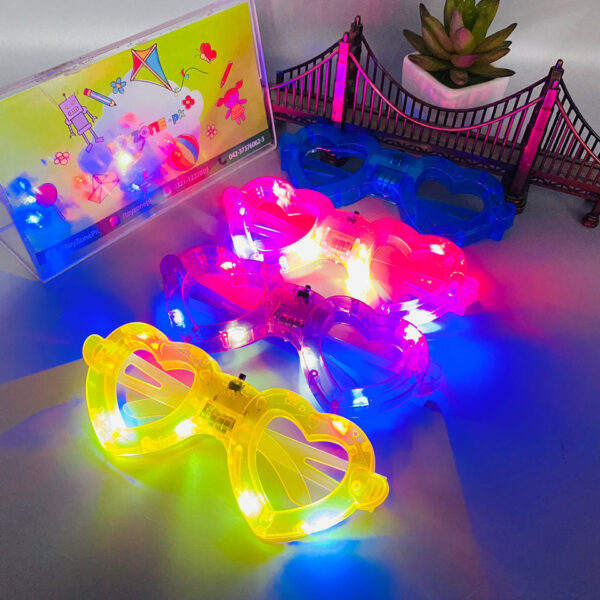 LED Light up Glasses for Kids - 2 Pcs