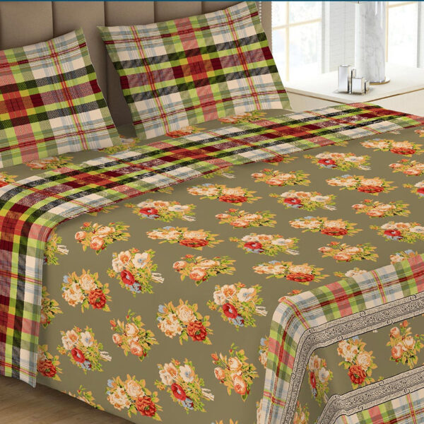 Printed Double Bed Sheet - YD-4