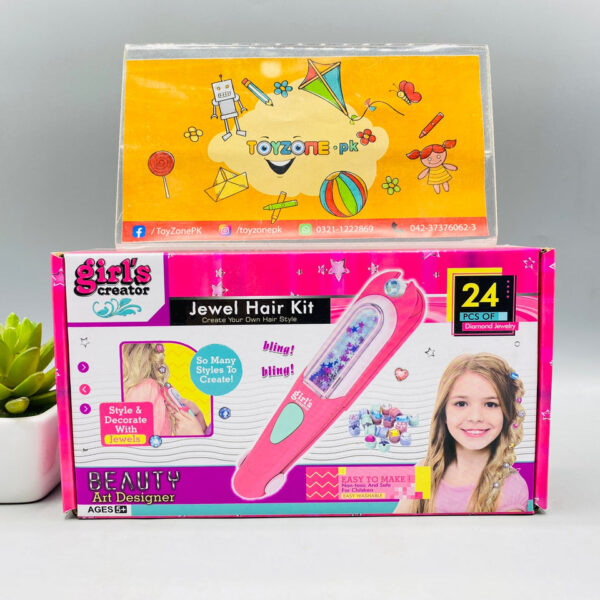 Style And Decorate With Jewel Hair Kit 24 Pieces