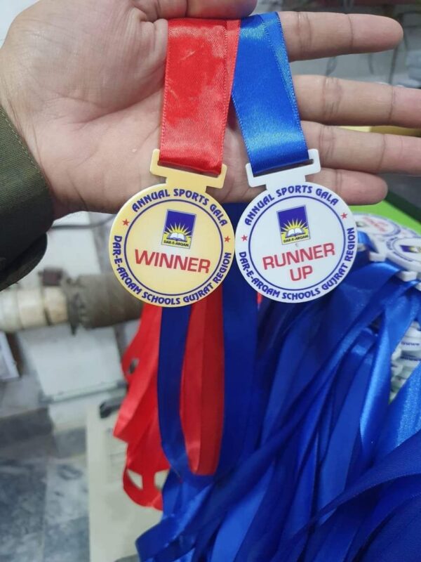 Winner & Runner Up Medals