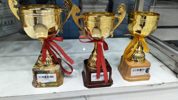 Cup Shape Trophies Golden - Image 2