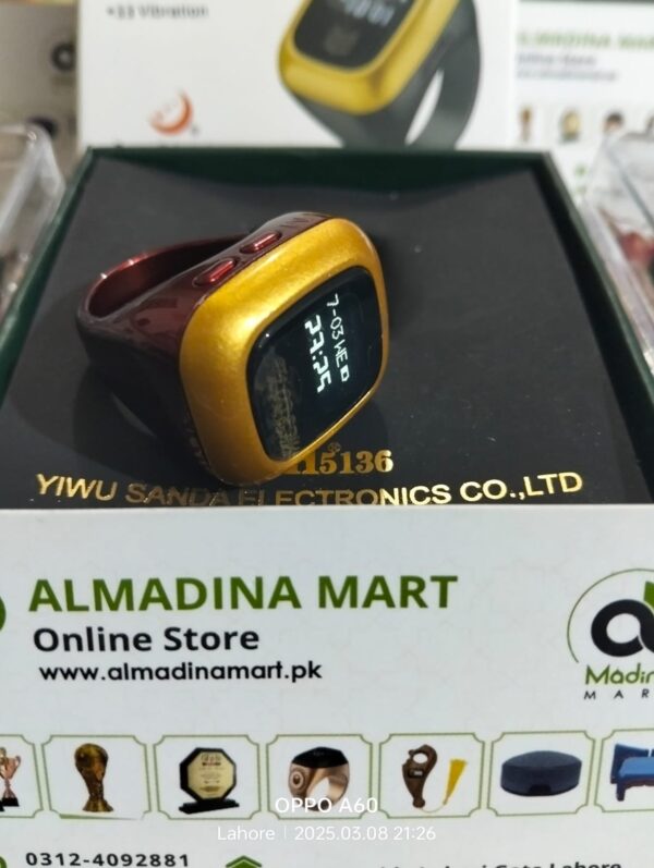 Al-Ftiha Zikr Counter Ring With OLED Screen - Image 6